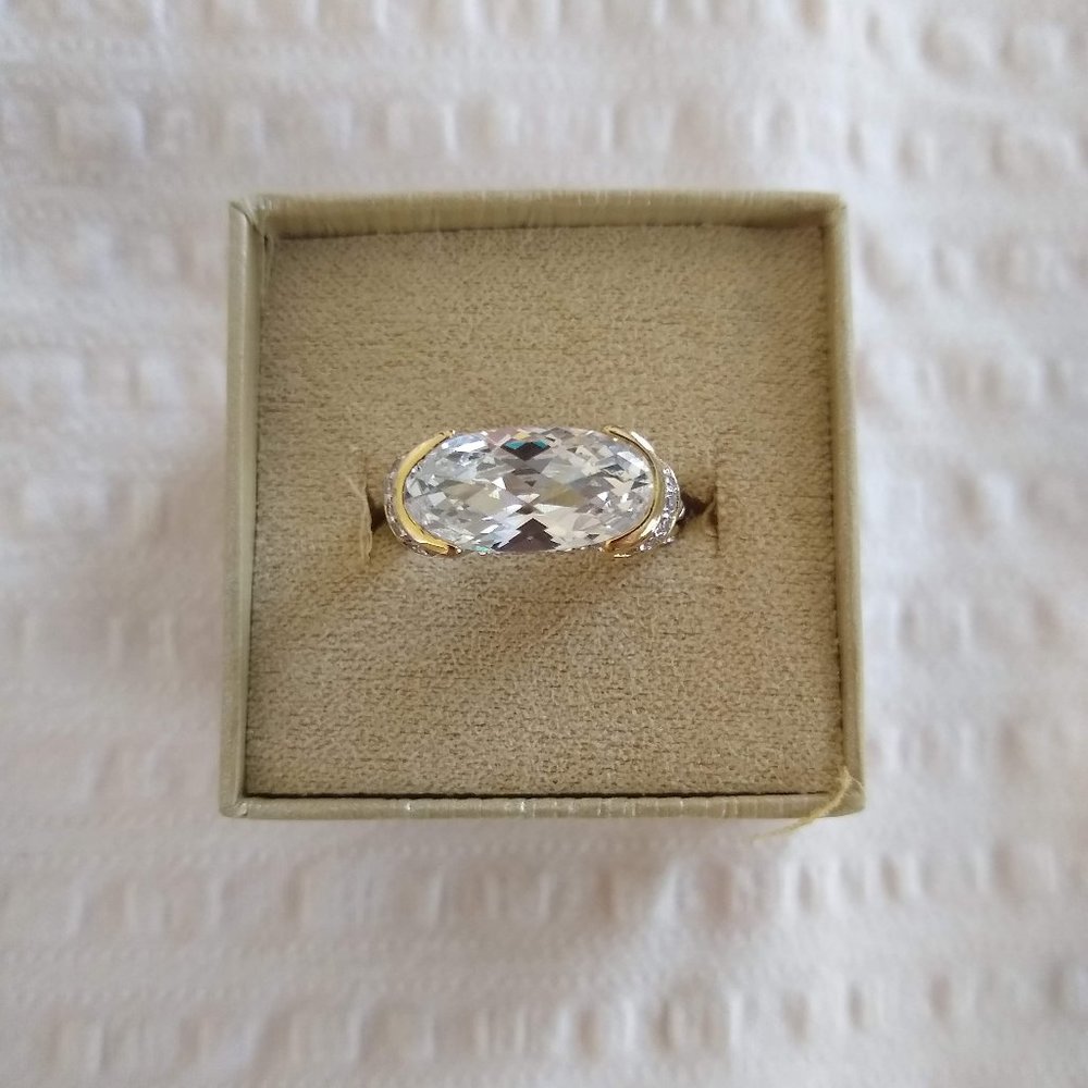 vintage-style sterling silver ring, size 7